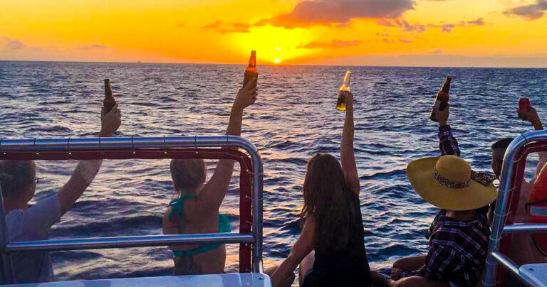 Sunset Tours with Hawaii Glass Bottom Boats