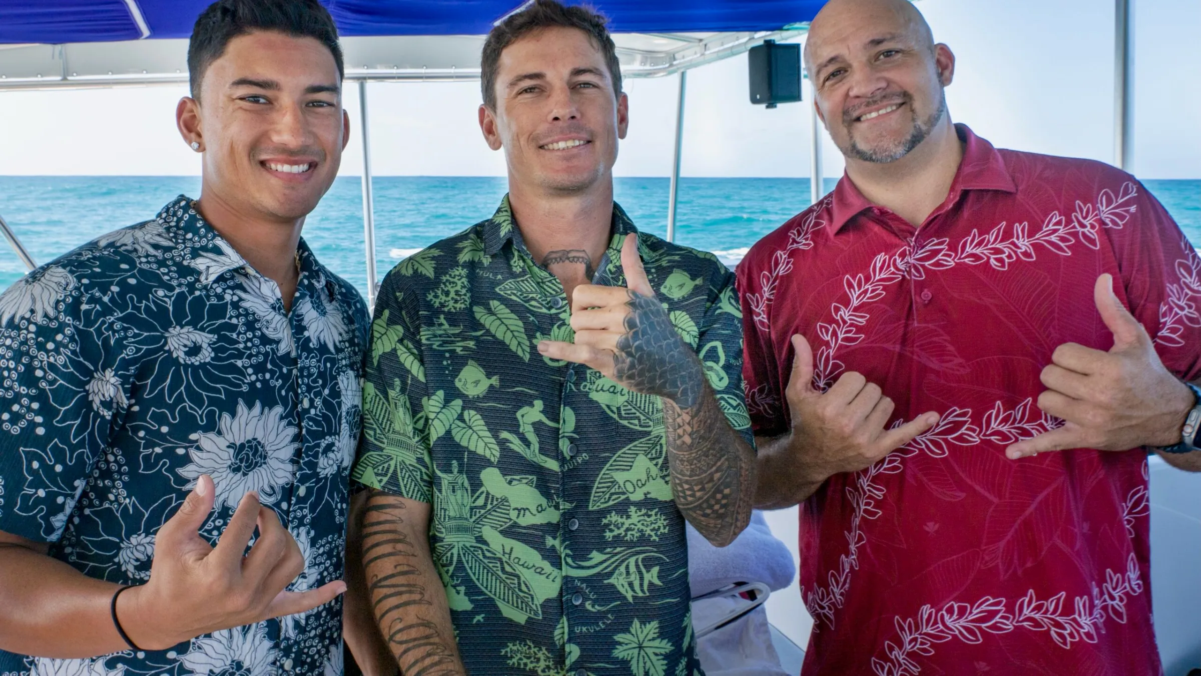 a group of people posing for the camera