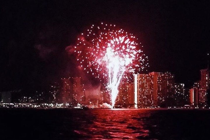 fireworks in the sky